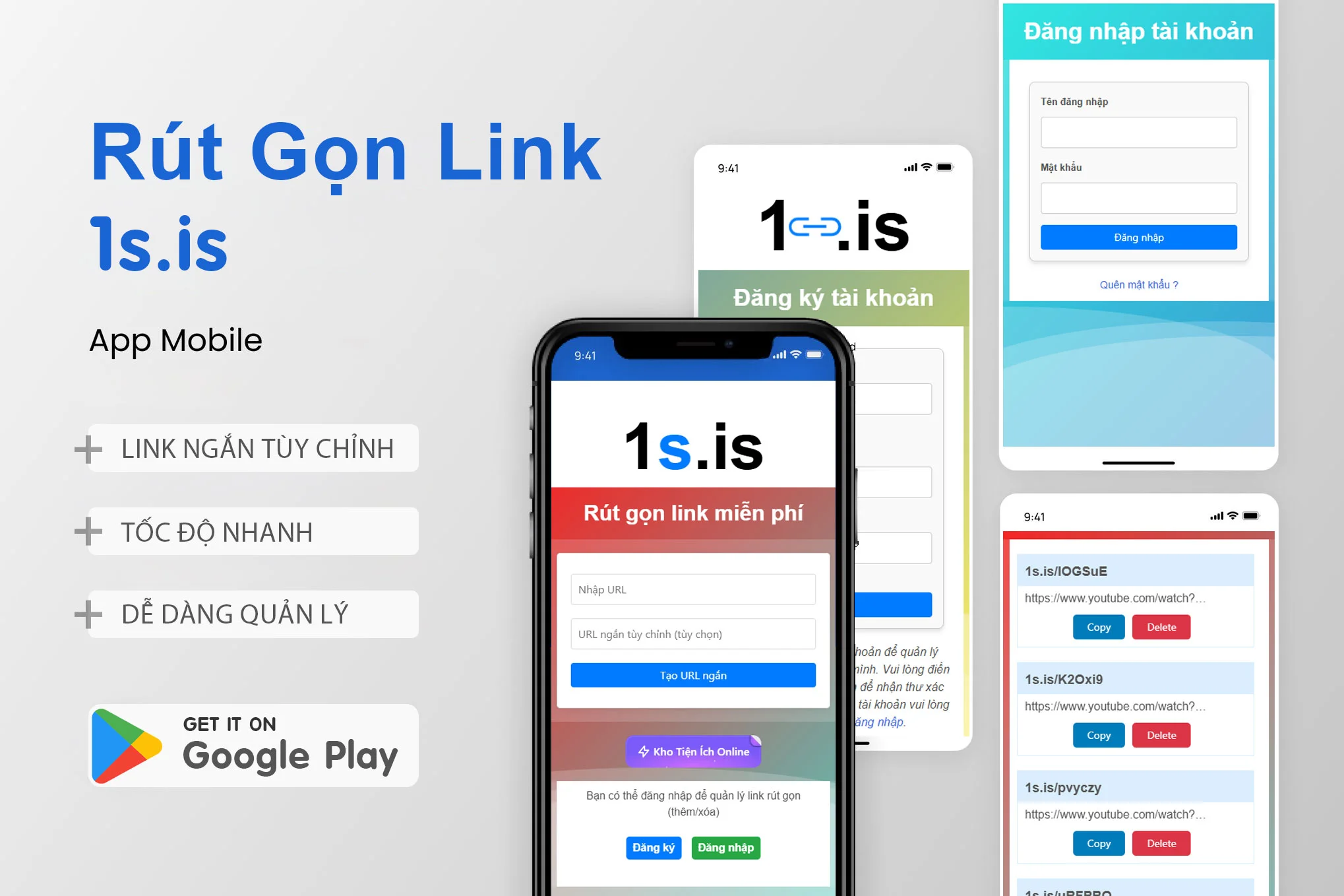 App Rút gọn link