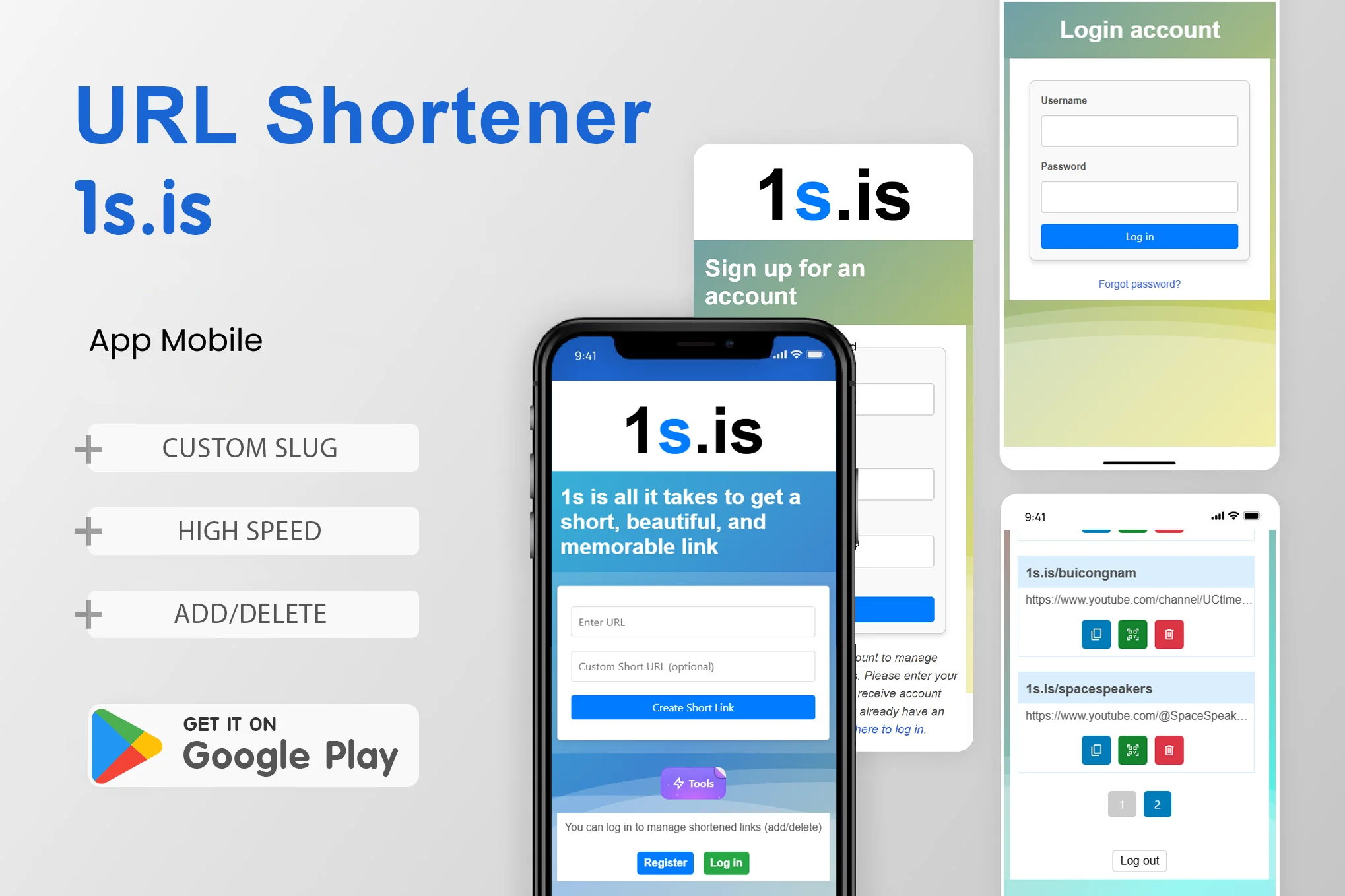 1s.is URL Shortener