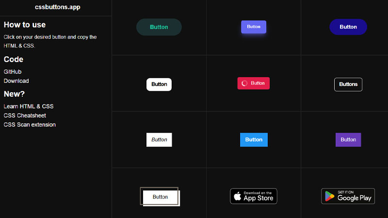 cssbuttonsapp