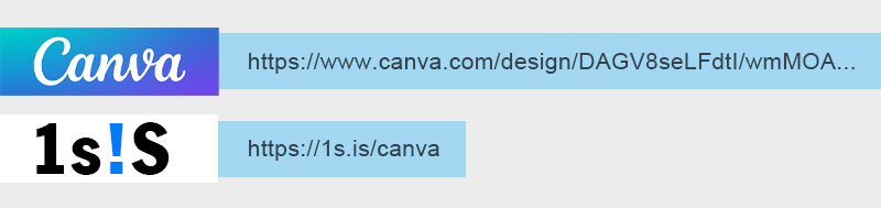 Hướng Dẫn Rút Gọn Link Canva Tại 1s.is Nhanh Chóng Và Hiệu Quả